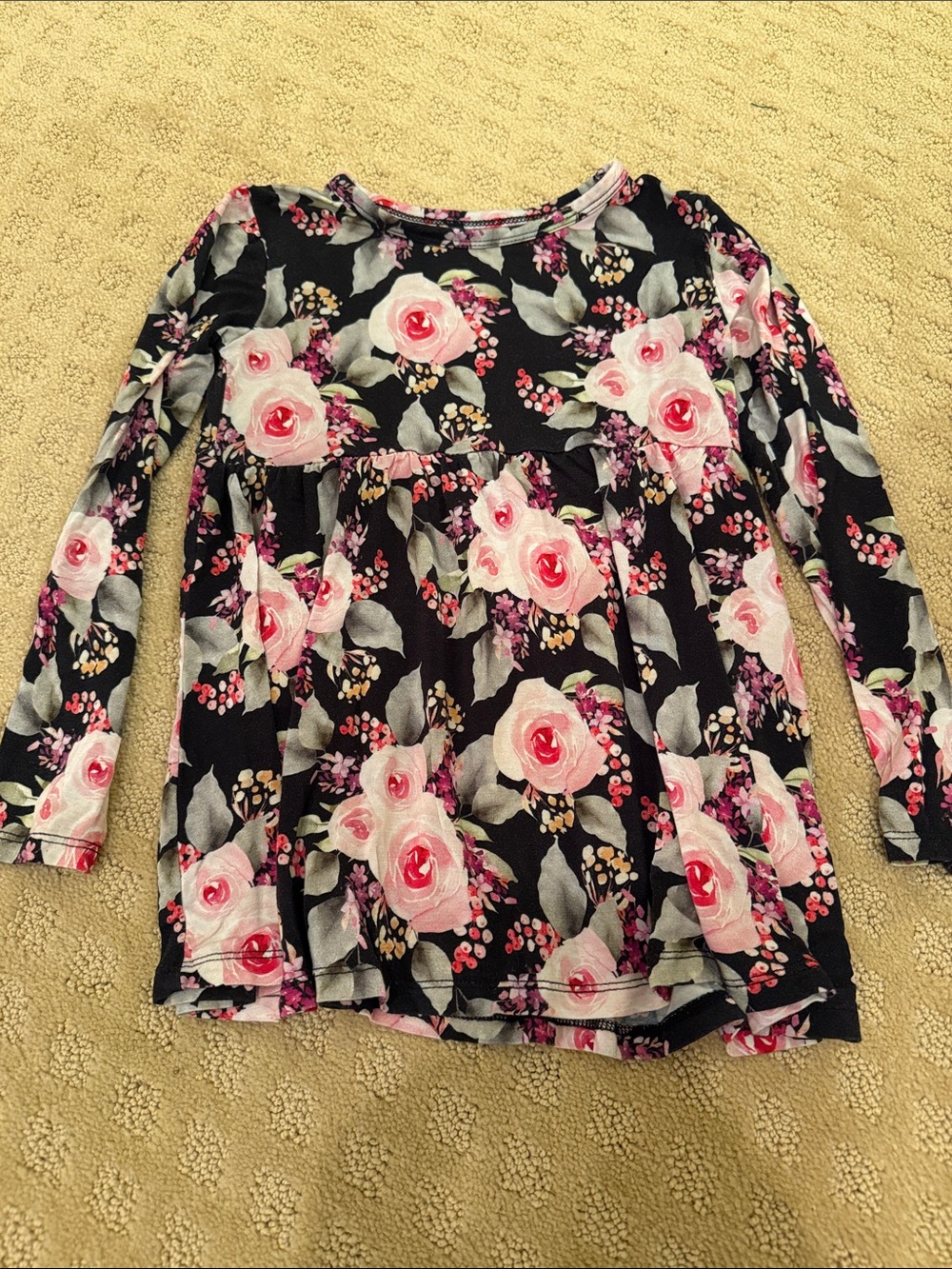 Posh Peanut Floral Top 5T